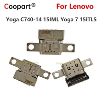 1-100Pcs Original New USB Type-C Plug Charging Port DC Power Charge Dock Jack Socket for Lenovo Yoga C740-14 15IML Yoga 7 15ITL5