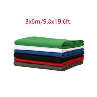3*6m/9.8*19.6ft Photography Background Backdrop Cloth Green White Background Stand Support Cloth For Photo Studio Video Portrait