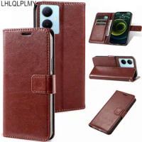 Luxury Leather Flip Protect Case For Vivo Y36 Y78 Y27 5G V29E V29 Lite Y 36 27 78 V 29 E VivoY36 VivoY27 Wallet Cover Coque