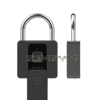 Smart Bluetooth Fingerprint Padlock Outdoor Waterproof Fingerprint &amp; APP Control Warehouse Door Anti-theft Fingerprint Lock
