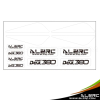 ALZRC - Devil 380 FAST Plastic Landing Skid Color Sticker