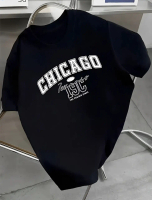 KAOS CHICAGO NY BASKET BOLA TANGAN BIG LOGO BERKEMAH LOKAL TERBAIK BAJU PRIA WANITA PREMIUM 30S KERE