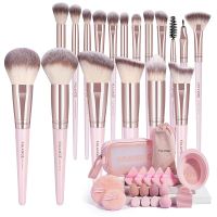 MAANGE 37 Pcs Makeup Brush Set Premium Synthetic Make Up Brushes Foundation Eye Shadow Powder Concea