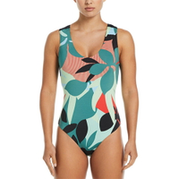 NIKE SWIM 女連身泳衣 原野花卉 女泳裝 連身泳裝 NESSE317 24SS 【樂買網】