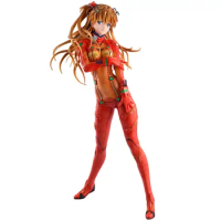 In Stock Original 1/4 Bell Fine Soryu Asuka Langrey Test Plugsuit Smile Ver 40CM Anime Figure Model Collectible Action Toys Gift