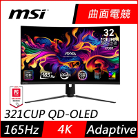 【MSI微星】MAG 321UP QD-OLED 32型 165Hz 4K HDR電競螢幕