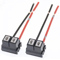 Ceramic H7 Connector Auto Car Bulb Sockets Connectors Halogen Socket Power Adapter Plug Wiring Harness