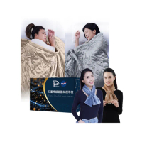 【PP 石墨烯】石墨烯緞面蠶絲超導被1件+循環修復圍脖1件(棉被 雙面可蓋 四季被)