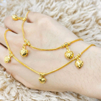 EPM RANTAI TANGAN BELUT GANTUNG LOVE MINIMALIST EMAS 375/9K