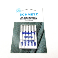 5 SCHMETZ MICROTEX NEEDLE 130/705H-M #60/8 70/10 80/12 for Home Sewing Machines