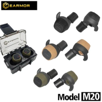 Earmor-M20 MOD3 electronic shooting headphones, tactical electronic noise reduction earplugs, hearing protection NRR22db