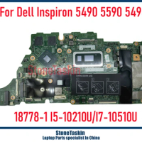 StoneTaskin 18778-1 For Dell Inspiron 5490 5498 5590 5598 Motherboard I5-10210U/I7-10510U 4GB/8GB RAM CN-044NJ1 0HT1K MX250 2GB