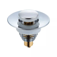 [LOD TRXD 542] Basin Sink Drain Waste Pop Up Stopper Push Button Bathroom Faucet Accessories