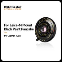 Brightin Star 28mm F2.8 Full Frame Mirrorless Camera Portrait Lens Leica M Bayonet for Leica Camera
