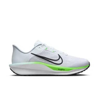 NIKE Men Running Quest 6 Road Shoes Sepatu Lari Pria [FD6033-109] 10.5 White/Black-Green Strike-Glac