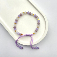 Gelang Batu Asli Alam Manik Manik Aesthetic Korea Beads Kristal Giok Wanita Lucu Bracelet Crystal St