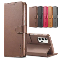 Case For Samsung Galaxy A73 5G Case Leather Vintage Phone Case On Galaxy A73 5G Case Flip Magnetic Wallet Cover For Samsung A 73