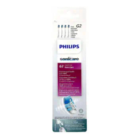 Philips Sonicare G2 Replacement Heads Optimal Plaque Control Replacement Toothbrush Heads, HX9033/65, White 4-pk