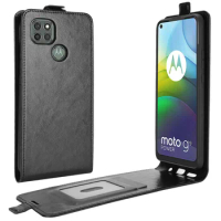 XT 2091 Case for Motorola Moto G9 Power (6.8in) Cover Down Open Style Flip Leather Thick Solid Card Slot Black G9Power XT2091