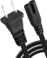 AC Power Cord for PS5 PS4 PS3 PlayStation 4 SlimX One S/XTV Power Cable for Samsung LG TCL Roku Tosh