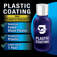 G9 Plastic Coating (Quartz Coating) for Car and Motor Automotive Plastic Restorer Plastic Trim Resto