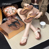 CAPUBEW Lady Flat đế dép chống trượt Kiểu mới flip flops với chống trượt chân mềm cho mùa hè sử dụng