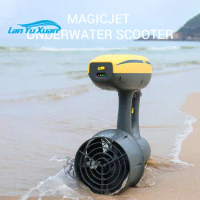 SMACO US Diving Equipment Magicjet underwater scooter to a depth of 50m Portable 2-in-1 underwater booster submersible thruster