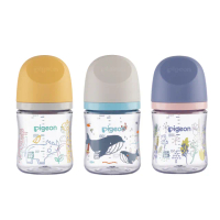 【Pigeon 貝親】第三代母乳實感T-ester奶瓶160ml(彩繪)