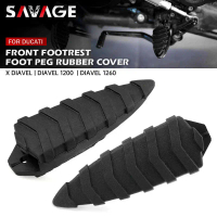 SV Front Footrest Foot Peg Rubber Cover For DUCATI Diavel/Carbon XDiavel X Diavel 1260 1200 Motorcyc