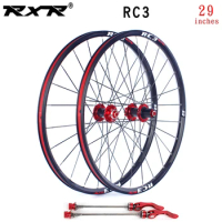 RXR mountain bike MTB off road carbon bike wheelset 29 inches RC3 Disc Brake 4 Bearings7-11speed Thru Axle Bicycle Wheel