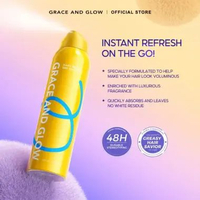 Grace and Glow Dry Shampoo - Instant Hair Refresh Daisy & Velvet Breeze | Shampo Tanpa Bilas Hair Sp