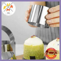 Cetakan Ring Roti Burger Bulat Stainles Steel Termurah Promo Cookie Kue Stainless Tebal Ring Cutter 