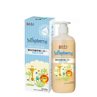 【古寶無患子】2瓶入-寶貝嬰兒舒緩二合一泡泡浴400g(400gX2)