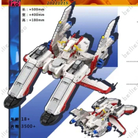 MOC Gundam LCAM-01XA Archangel Arkhangelsk 3500+ Pieces 50CM DIY Battleship Building Block Model