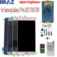 IMAZ Adjust Brightness 5.5" For Samsung Galaxy J7 Pro 2017 J730 J730F J730G J7 2018 LCD Display Touch Screen Digitizer Assembly