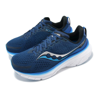 SAUCONY 索康尼 慢跑鞋 Guide 17 寬楦 男鞋 藍 白 緩衝 輕量 路跑 運動鞋 索康尼(S20937106)