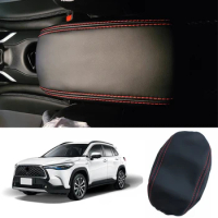 Car Center Control Armrest Box Trim Cover For Toyota Corolla Cross 2020 2021 interior Decoration Accessories