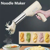 Electric Pasta Noodle Maker 5 Molds Noodle Pasta Machine Automatic Noodle Maker Household Wireless Handheld Pasta Maker Cutter