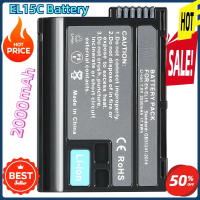 For Nikon Z5 Z6 Z6 IIZ7Z7II D600 D610 D600E D800 D800E D810 Camera 1 Pieces 2000mAh EN-EL15C EN EL1