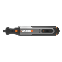 【WORX 威克士】8V 迷你鋰電刻磨機 WX106(WX106)