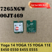 Laptop Intel Dual Band Wireless-AC 7265NGW WiFi+ BT4.0 Combo card For Lenovo ThinkPad Yoga 14 15 11E E450 E550 E455 E555 00JT469