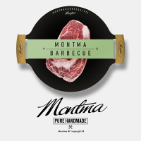 Montma美式烤盤戶外露營不粘煎烤肉盤便攜式燒烤鍋韓式燃氣電磁爐 嘻哈戶外專營店