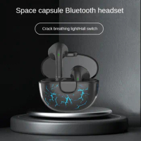 Creative Space Capsule TWS Bluetooth Headset Burst Crackle Breathing Light Transparent True Wireless Bluetooth Headset