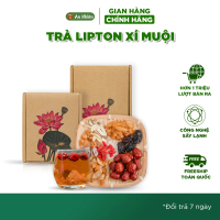 Trà Lipton Thảo Mộc Xí Muội An Nhiên, trà lipton túi lọc giải khát, set trà kèm công thư