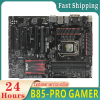 Asus B85-PRO GAMER desktop computer board B85 socket LGA 1150 i7 i5 i3 DDR3 32G SATA3 USB3.0 ATX used