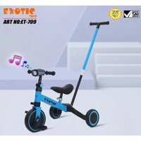 LC - Balance Bike AVIATOR Exotic ET 709 4 in 1 Sepeda Anak Roda Tiga Dorongan Sepeda Keseimbangan ET