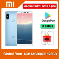 Original Xiaomi Redmi Note 5 pro 6GB 128GB Dual SIM 5.99'' CellPhone 12MP+5MP+13MP Snapdragon 636 Octa-Core 4G Mobile Phone