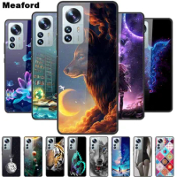 Luxury Case for Xiaomi 12T Pro Case 12 T Tempered Glass Cover for Xiaomi 12T 5G Cases Phone TPU Bumper 12TPro Protector Fundas