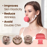 Jaw Face Neck Toning Exerciser For Women - Cute Portable Mouth Exercise Face Trainer Tool - Face Lif