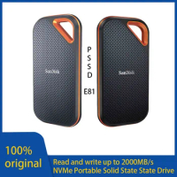 Original SanDisk SSD E81 Extreme PRO 4TB 2TB 1TB USB 3.2 Gen2*2 Type-A/C Portable External Solid State Drive NVME hard disk